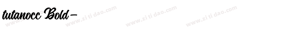 tutanocc Bold字体转换